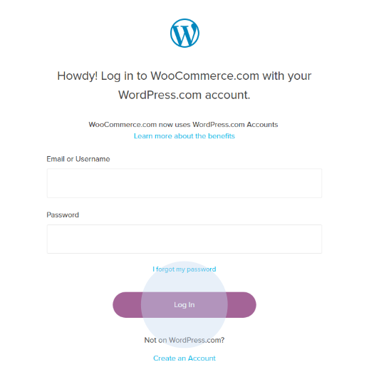 login wordpress